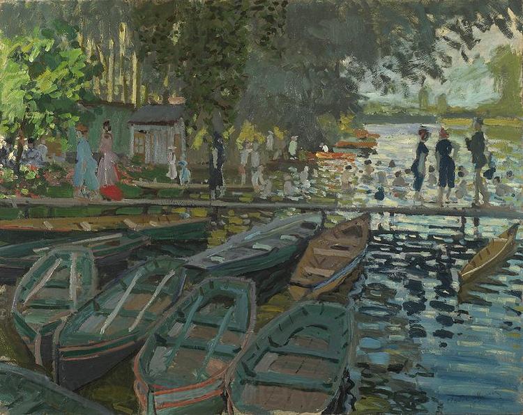 Claude Monet Bathers at La Grenouillere France oil painting art